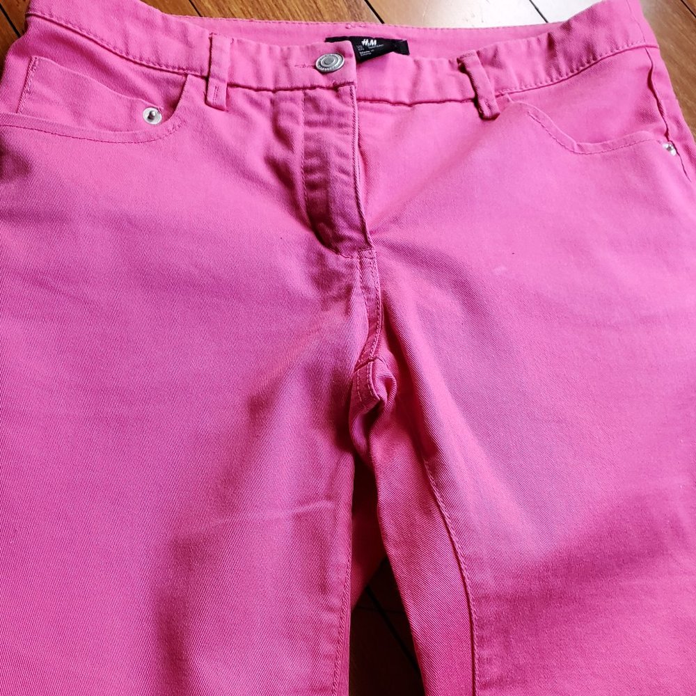H & M Skinny colored jeans